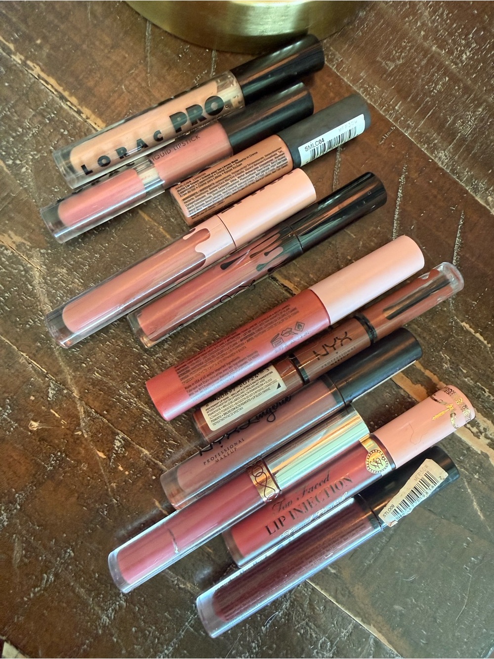 Kendall & Kylie Nude Pink Lip Gloss & Balm Lot